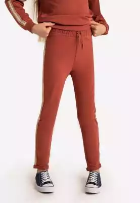 Dziewczęce spodnie dresowe z błyszczącym Podobne : Szorty dresowe z lampasem N-DIFEN - 27020