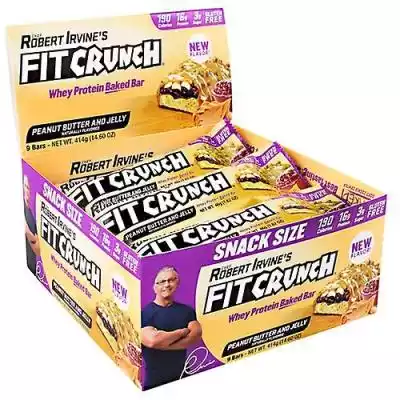 Fit Crunch Bars Fit Crunch Bar, peanut B Zdrowie i uroda > Opieka zdrowotna > Zdrowy tryb życia i dieta > Batony energetyczne