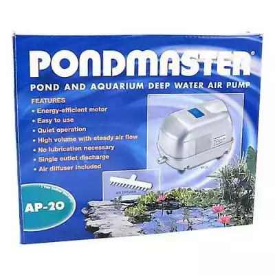 Pondmaster Pond & Aquarium Głęboka wodna pompa powietrza,  AP 20 (galony 2, 500 - 1, 700 cali sześciennych na minutę) (opakowanie 3 szt.)