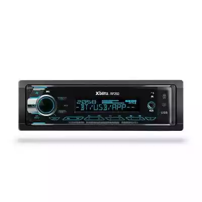 Radio samochodowe o mocy 4 x 50 W. Wyposażony w złącza AUX i USB oraz czytnik kart pamięci.