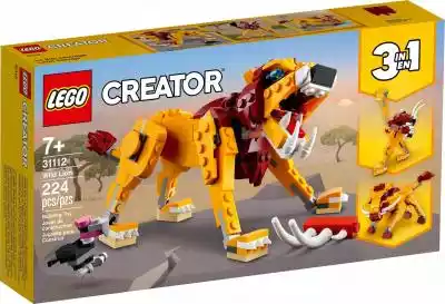 Lego Creator 3 w 1 31112 Dziki lew Allegro/Dziecko/Zabawki/Klocki/LEGO/Zestawy/Creator 3 w 1