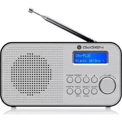 Radio GOGEN DAB 300 N Srebrny Podobne : Głośnik mobilny GOGEN DECKOREPROVALEC Czarny - 1599238