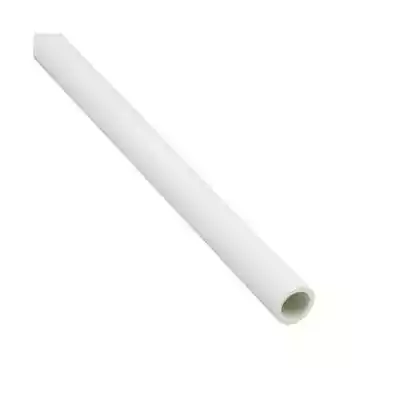 Rura okrągła PVC 1m 8x1 mm matowa biała  Technika > Artykuły metalowe > Profile, blachy i akcesoria > Rury, profile okrągłe i kwadratowe