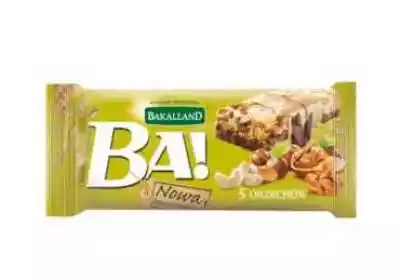 Bakalland Ba! Baton 5 Orzechów 40 G Podobne : Bakalland - Popcorn maślany do kuchenki mikrofalowej - 223011