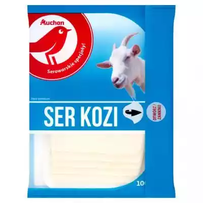 Auchan - Ser kozi w plastrach Produkty świeże/Sery/Kozie, owcze