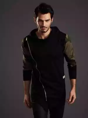 Bluza bluza męska czarny Podobne : Klasyczna bluza męska zapinana na zamek B-ROLDI - 26710