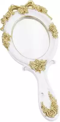 Vintage Hand Mirror Vanity Mirror z uchw Podobne : Xccedez Makeup Mirror, dekoracyjne Lusterko kosmetyczne Makeup, kwadratowe Lustro dekoracyjne Lustro dekoracyjne Różowe złoto Wykończenie Lustro st... - 2743750