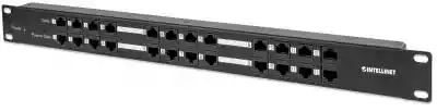 Intellinet 720342 panel krosowniczy 1U 7 Podobne : Intellinet 0.45m Cat5e kabel sieciowy Czarny 0,5 m U/UTP (UTP) 318143 - 400475