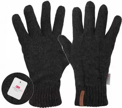 Rękawiczki Zimowe Wełniane Thinsulate El Allegro/Moda/Odzież, Obuwie, Dodatki/Galanteria i dodatki/Rękawiczki