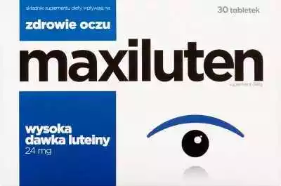 Maxiluten, 30 tabletek ZDROWIE > Oczy > Suplementy wzmacniające wzrok