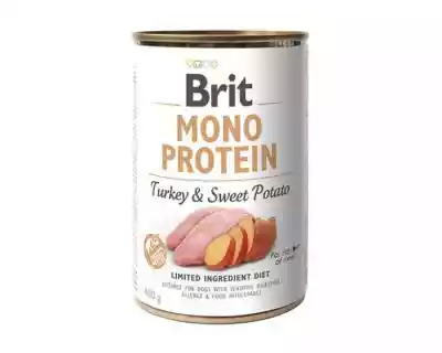 Brit Mono Protein Turkey & Sweet Potato  Podobne : BRIT Mono Protein MIX SMAKÓW - mokra karma dla psa - 24x400 g - 90963