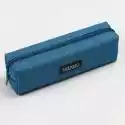 Mssugar Canvas Blue Pencil Case Torby Solid Color Stripes Pencil Pen Bags Case For Student Stationery Przybory szkolne Dla dzieci Prezent Nowość ni...
