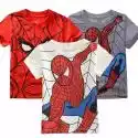 Mssugar Marvel Superhero Kids Spiderman T-shirt Boy Summer Koszulka z krótkim rękawem Top Czerwony 2-3 Years