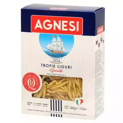 Agnesi - Makaron z mąki z pszenicy tward Podobne : Agnesi Makaron Tortiglioni Rurki 500G - 136530
