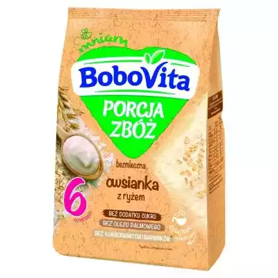 BoboVita Porcja zbóż Owsianka bezmleczna Podobne : BoboVita - Porcja zbóż kaszka mleczna 3 zboża malina truskawka banan - 222950