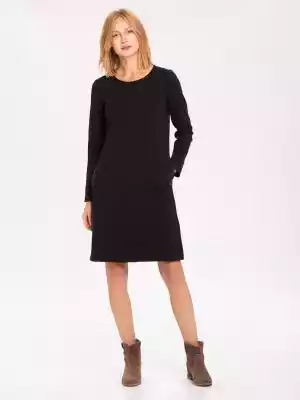 Czarna sukienka o prostym kroju G-SONIA Podobne : Sukienka Basic Czarna - ZIMNO - 3520