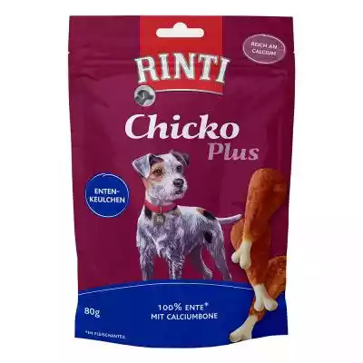 RINTI Chicko Plus, kaczka - 12 x 80 g Psy / Przysmaki dla psa / RINTI / RINTI Chicko