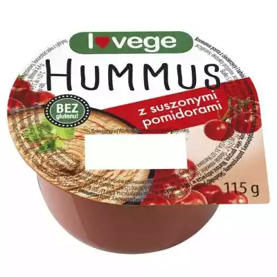 Sante Hummus z suszonymi pomidorami 115  Artykuły spożywcze > Zdrowa żywność > Produkty wegetariańskie