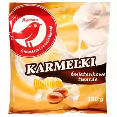 Auchan - Karmelki twarde śmietankowe Podobne : Karwit - Karmelki twarde o smaku owocowym - 236526