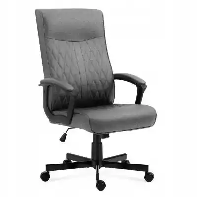 Fotel Biurowy Mark Adler Boss 3.2 Grey Podobne : Klasyczny fotel biurowy ekoskóra beżowy PACTI - 162681