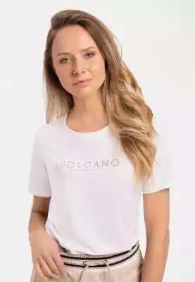 Biała koszulka damska z dżetami T-SLOG Podobne : Koszulka damska, bawełna organiczna T‑MORILEE plus size - 27681