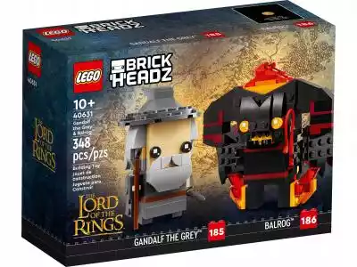 Lego BrickHeadz 40631 Gandalf Szary i Ba Podobne : Lego BrickHeadz 40631 Gandalf Szary i Balrog - 3013996