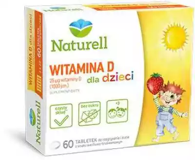 Naturell Witamina D3 1000 j.m. dla dziec Podobne : Naturell Silica 100 tabletek - 38347