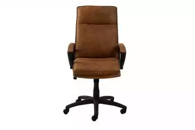 Fotel obrotowy do biurka brązowy VILO Meble tapicerowane > Krzesła > Krzesła obrotowe