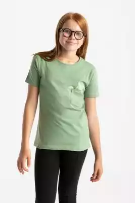 Koszulka dziewczęca z bawełny organiczne Podobne : Dziewczęca koszulka z wydłużonym tyłem T-LOOK JUNIOR - 27373