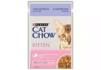 Purina Cat Chow Kitten Sasz. 85G Jagnięc Purina Cat Chow Kitten Sasz. 85G Jagnięcina I Cukinia