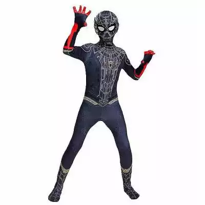 Spider-Man No Way Home Cosplay Kombinezo Podobne : Spider-Man Spiderman Kostium cosplayowy Adult Kids Party Outfit Fancy Dre B 150CM - 2715371