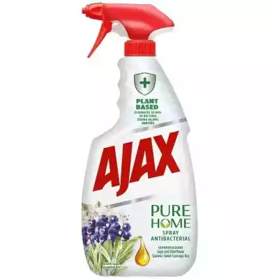         Ajax                Spray do czyszczenia łazienek o specjalnej formule o działaniu antybakteryjnym,  która pomaga eliminować do 99.99% bakterii. Dogłębnie czyści.}                    Antybakteryjna formuła - Usuwa 99, 99% bakterii.            Skutecznie usuwa uporczywe plamy       