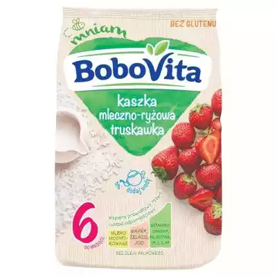 BoboVita Kaszka mleczno-ryżowa truskawka Dziecko > Żywność dla dzieci > Kaszki