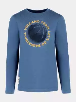 Niebieska chłopięca koszulka z długim rę Podobne : Chłopięcy longsleeve z nadrukiem L-SPACEY JUNIOR - 27565