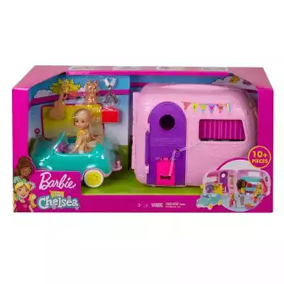 Barbie - Przyczepa kempingowa Chelsea +  Dziecko i mama > Zabawki > Zabawki dla dziewczynek
