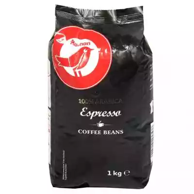 Auchan - Kawa palona ziarnista espresso Produkty spożywcze, przekąski > Kawa, kakao > Kawa ziarnista