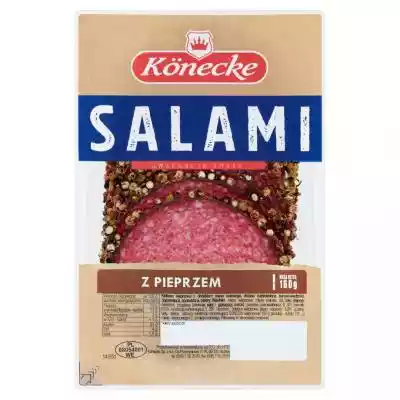 Könecke - Salami z pieprzem ziarnistym Produkty świeże/Wędliny i garmażerka/Szynka, kiełbasa, boczek