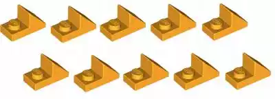 Lego Skos 45 2x1 jasny pomarańczowy 9294 Podobne : Lego 92946 skos 2x1 brązowy (rb) 4szt - 3080292