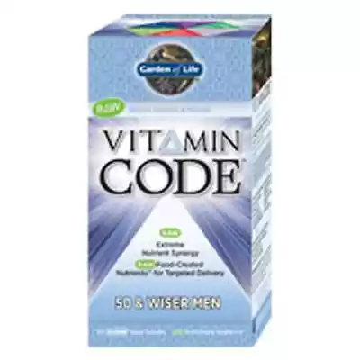 Garden of Life Vitamin Code, 50 & Wiser  Podobne : Doctor Life Vitamin D3, 4000 120 kapsułek - 37952
