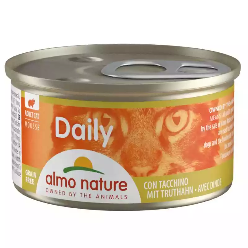 Korzystny pakiet Almo Nature Daily Menu, 12 x 85 g - Mus z indykiem Daily ceny i opinie