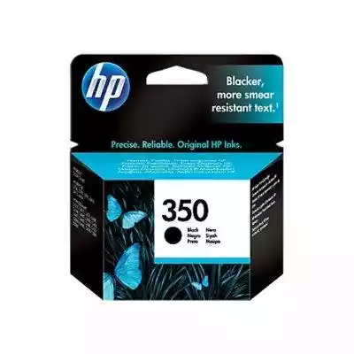 HP Inc. Tusz nr 350 Czarny CB335EE Sprzęt komputerowy/Materiały eksploatacyjne do drukarek/Tusze do drukarek oryginalne