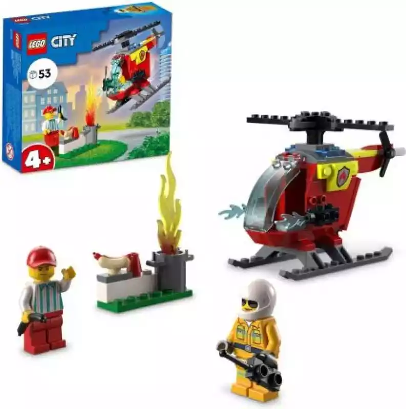 LEGO City 60318 Helikopter strażacki  ceny i opinie