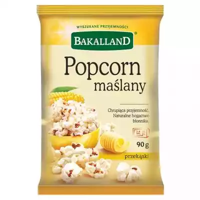 Bakalland - Popcorn maślany do kuchenki  Podobne : Przysnacki Popcorn do mikrofali solony 100 g - 861528