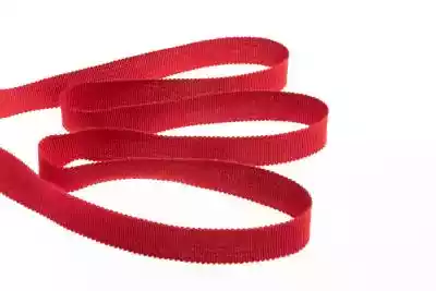 Taśma Rypsowa 15 mm - Czerwona Podobne : Tasiemka rypsowa czerwone biedronki (2428) - 48210