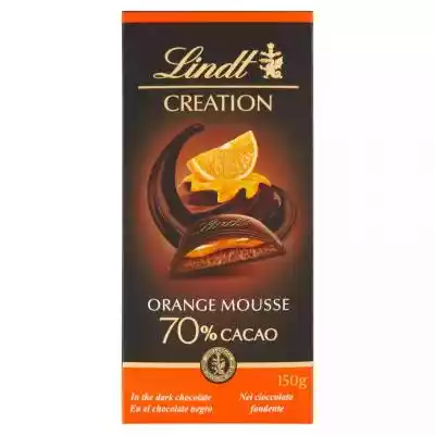 Lindt - Gorzka czekolada z musem czekoladowym i pomarańczą