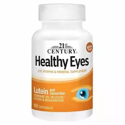 21st Century Healthy Eyes Lutein, 60 Cap Podobne : Alcon Icaps Lutein Omega-3 Softgels, 30 sgels (Opakowanie po 1) - 2786195