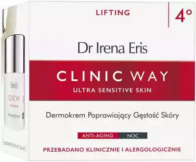 Dr Irena Eris Clinic Way Dermokrem Popra Podobne : Dr Irena Eris Clinic Way Dermokrem Poprawiający Gęstość Skóry 4° Na Noc 50 ml - 38016