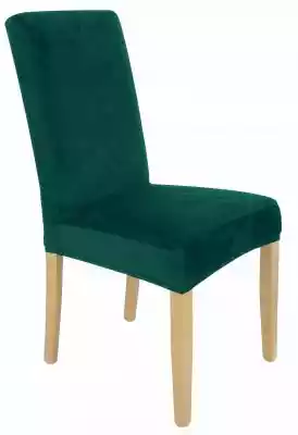 Pokrowiec Krzesło Welur Plusz Zielony Elastyczny