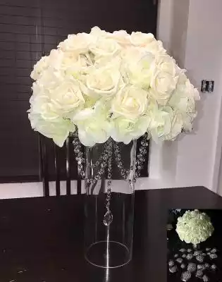 Xceedez 60 sztuk Sztuczne róże Kwiaty Re upominki dla gosci weselnych