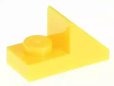 Lego Skos prosty odcięty 2x1 92946 żółty